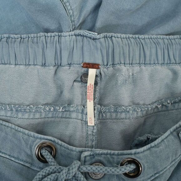 Free People We The Free Washed Shorts Low-Waisted Cargo Casual XL NEW 282680 - Picture 5 of 6